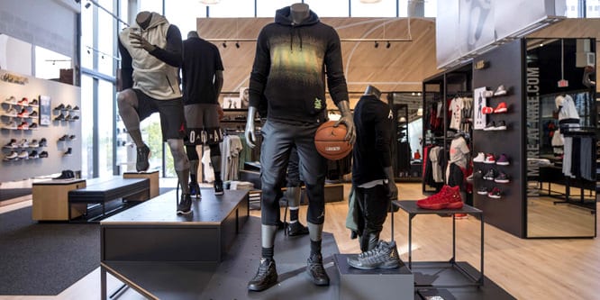 Nike athletic wear store in Miami