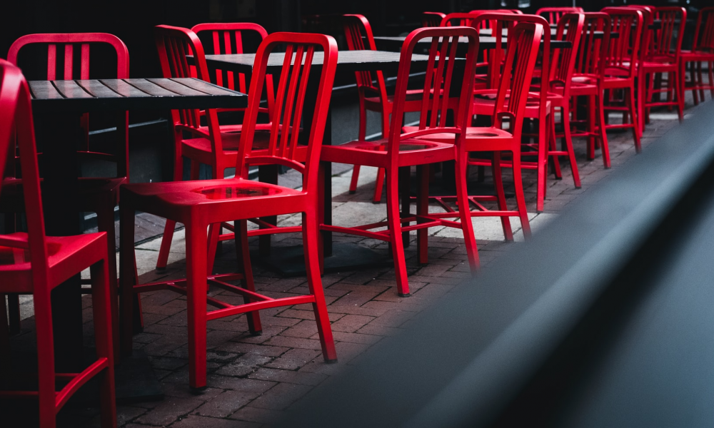 red restaurant chairs