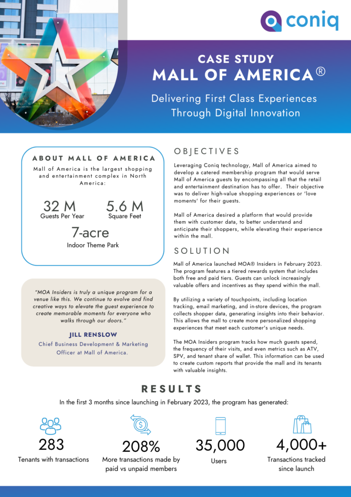 Helping Unlock Customer Loyalty for Shopping Centers      